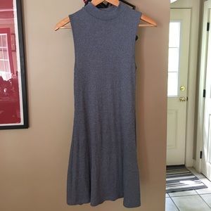 Forever 21 Blue sleeveless ribbed dress